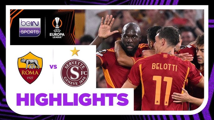 ไฮไลท์ Bein Sport : โรม่า 4-0 เซอร์เว็ตต์